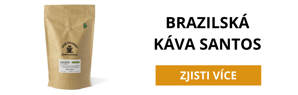 Brazilská káva Santos z pražírny Don Franko